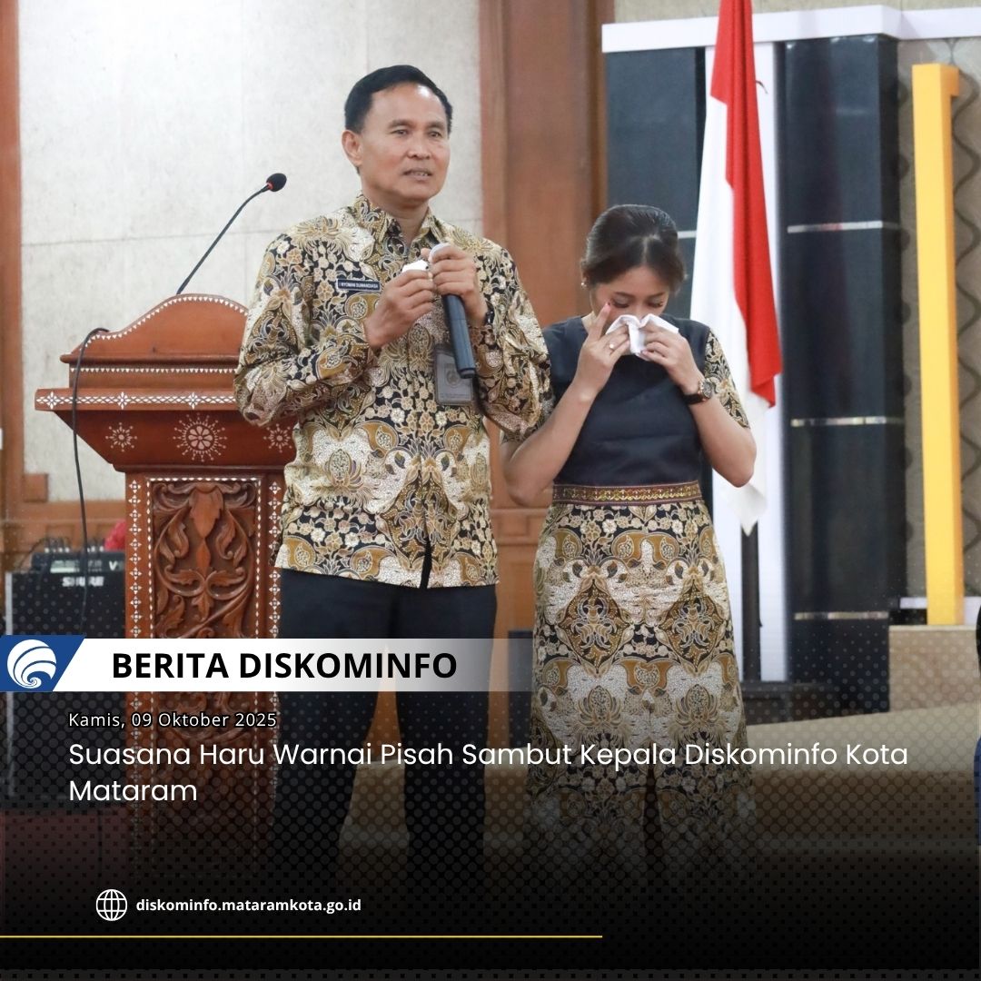 Thumbnail Suasana Haru Warnai Pisah Sambut Kepala Diskominfo Kota Mataram