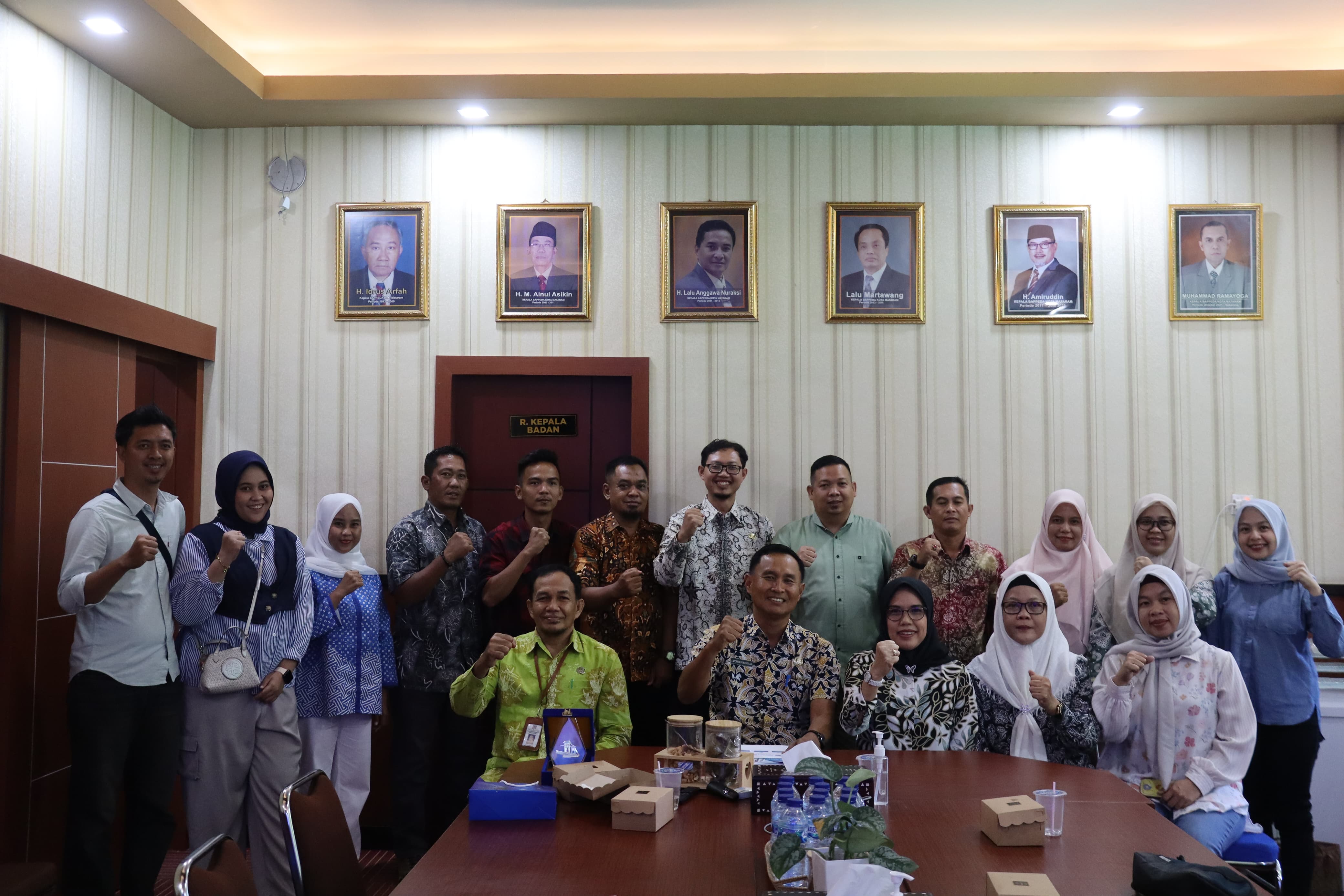 Sukses Kelola Aplikasi Satu Data, Diskominfo Kota Mataram Jadi Tujuan Studi Diskominfo Palembang