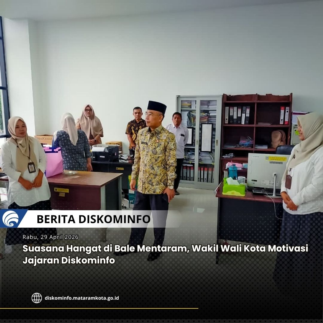 Thumbnail Suasana Hangat di Bale Mentaram, Wakil Wali Kota Motivasi Jajaran Diskominfo