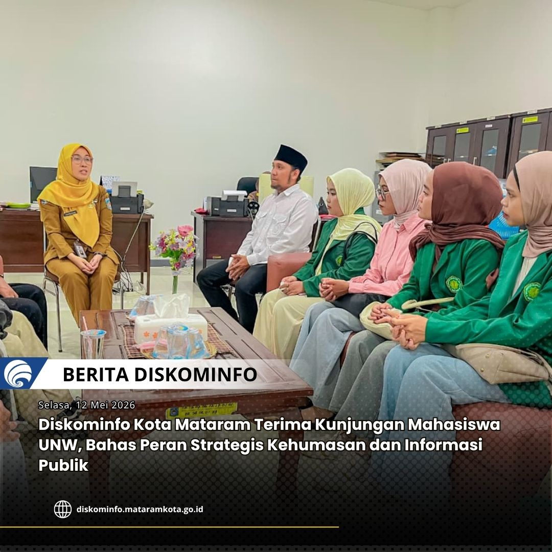 Gambar Diskominfo Kota Mataram Terima Kunjungan Mahasiswa UNW, Bahas Peran Strategis Kehumasan dan Informasi Publik