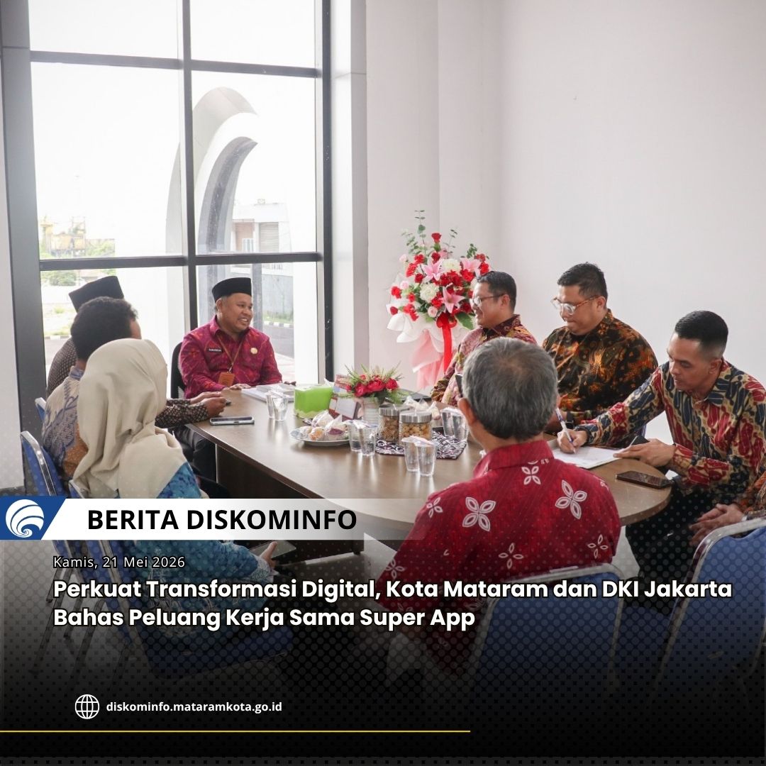 Gambar Perkuat Transformasi Digital, Kota Mataram dan DKI Jakarta Bahas Peluang Kerja Sama Super App